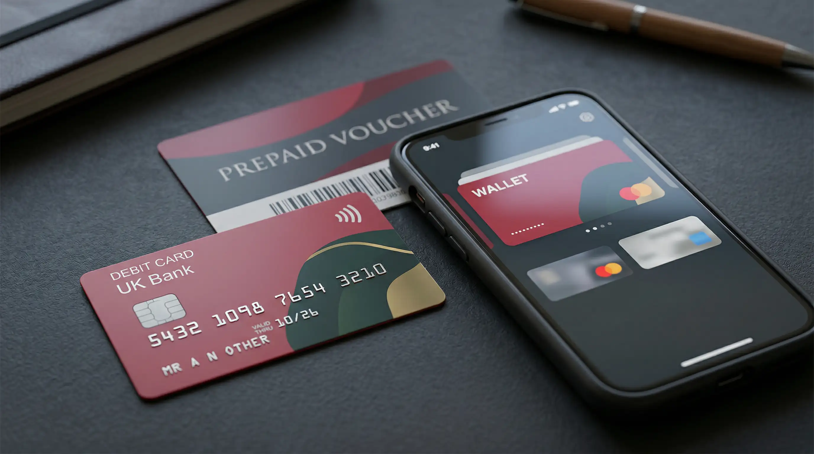 UK debit card, PayPal, Skrill and Paysafecard logos lined up against a UK sportsbook deposit screen, illustrating payment options for British MMA bettors